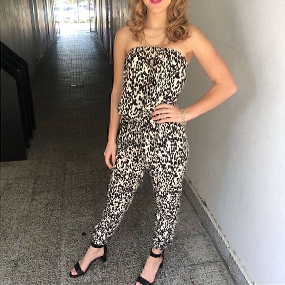 Pink Lily Boutique Animal Print Jumpsuit     - Picture 2 of 8